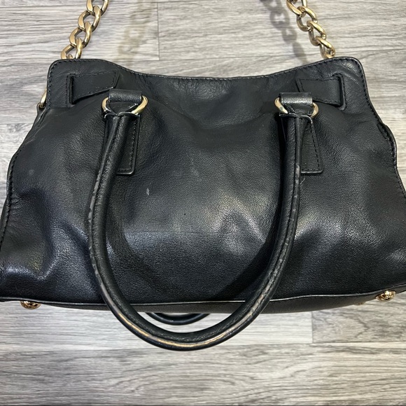 Michael Kors hamilton black leather satchel - Picture 7 of 15